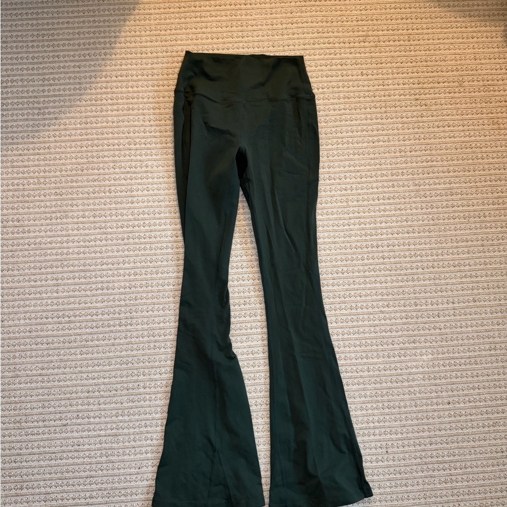 Splits59 Small Dark Green Military Flared Leggings